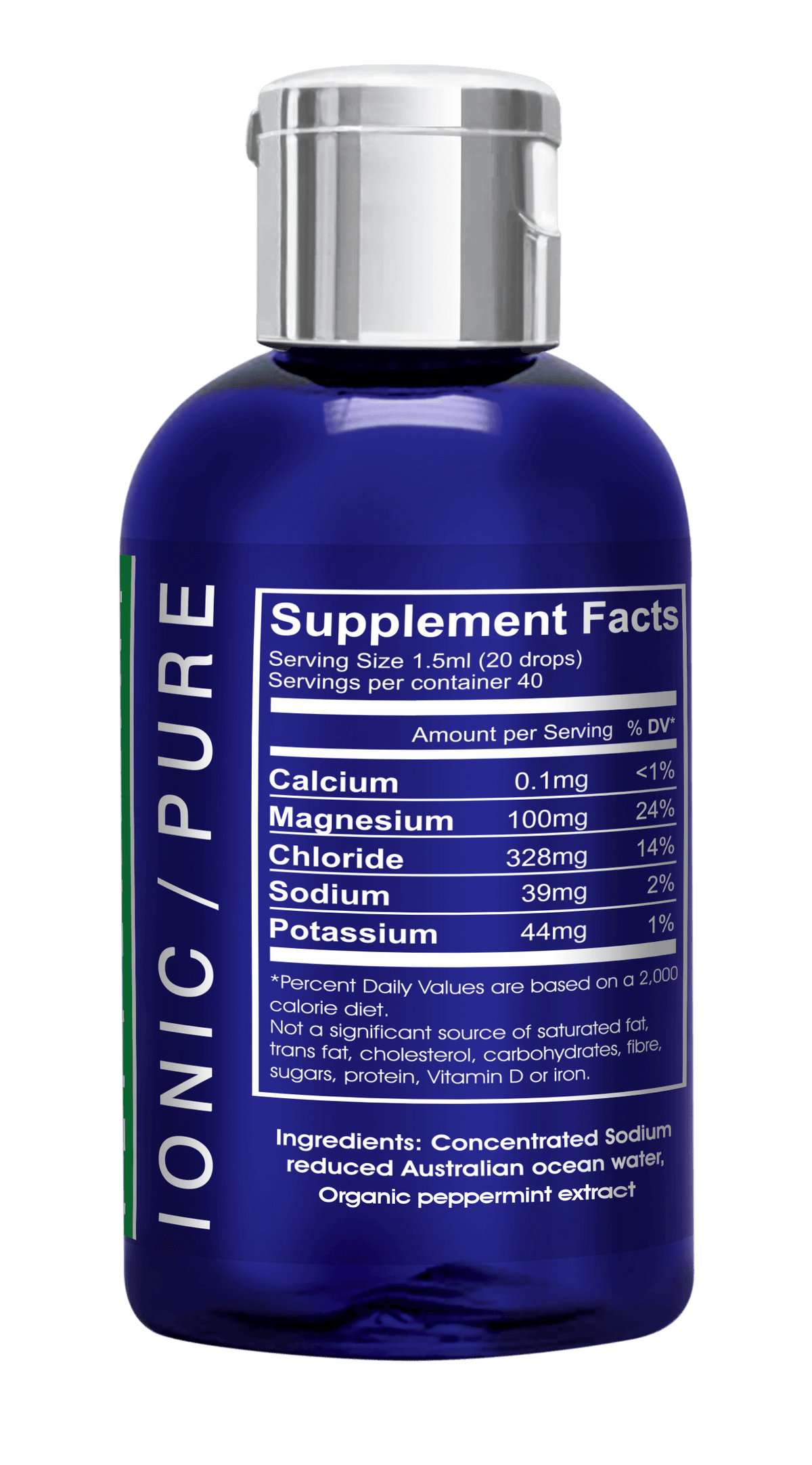 Aussie Trace Minerals – Organic Peppermint Liquid Electrolytes