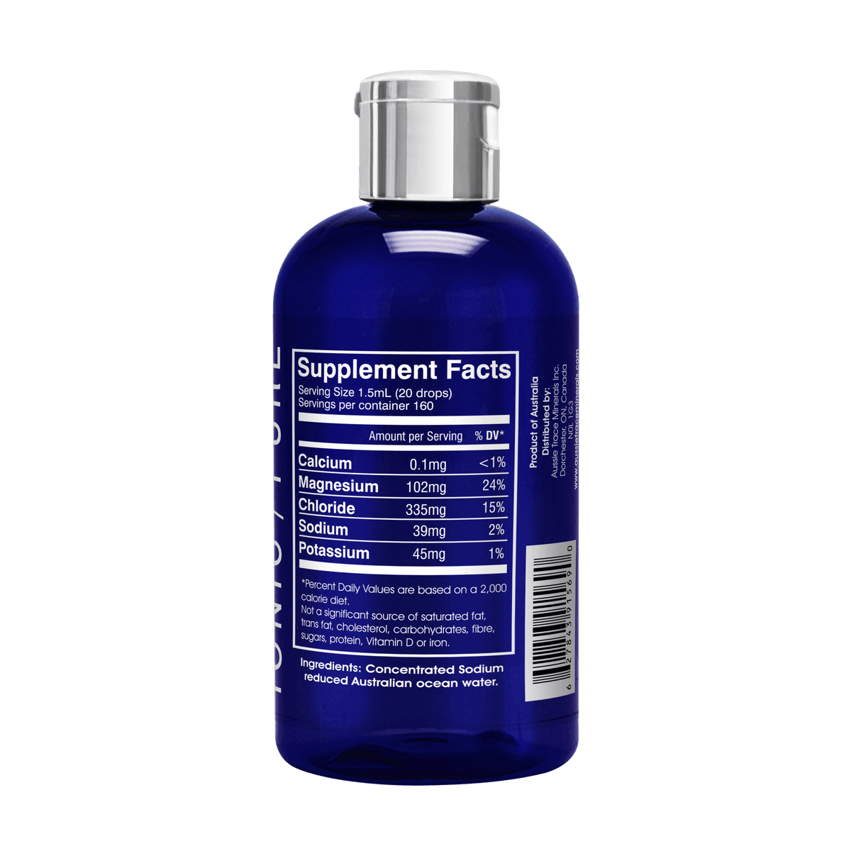 Aussie Trace Minerals  Complete Liquid Electrolytes - 8oz / 240ml