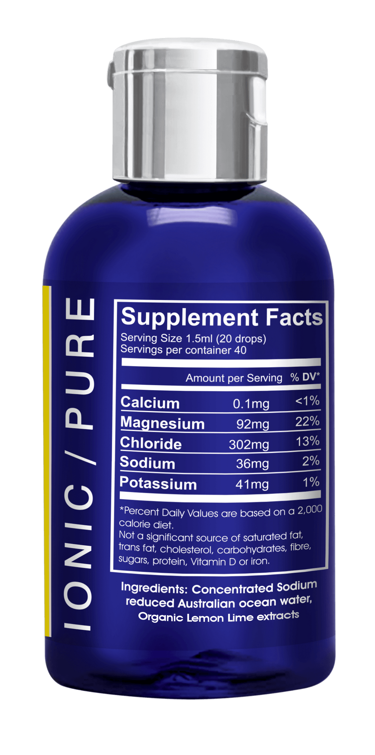 Aussie Trace Minerals – Organic Lemon Lime Liquid Electrolytes