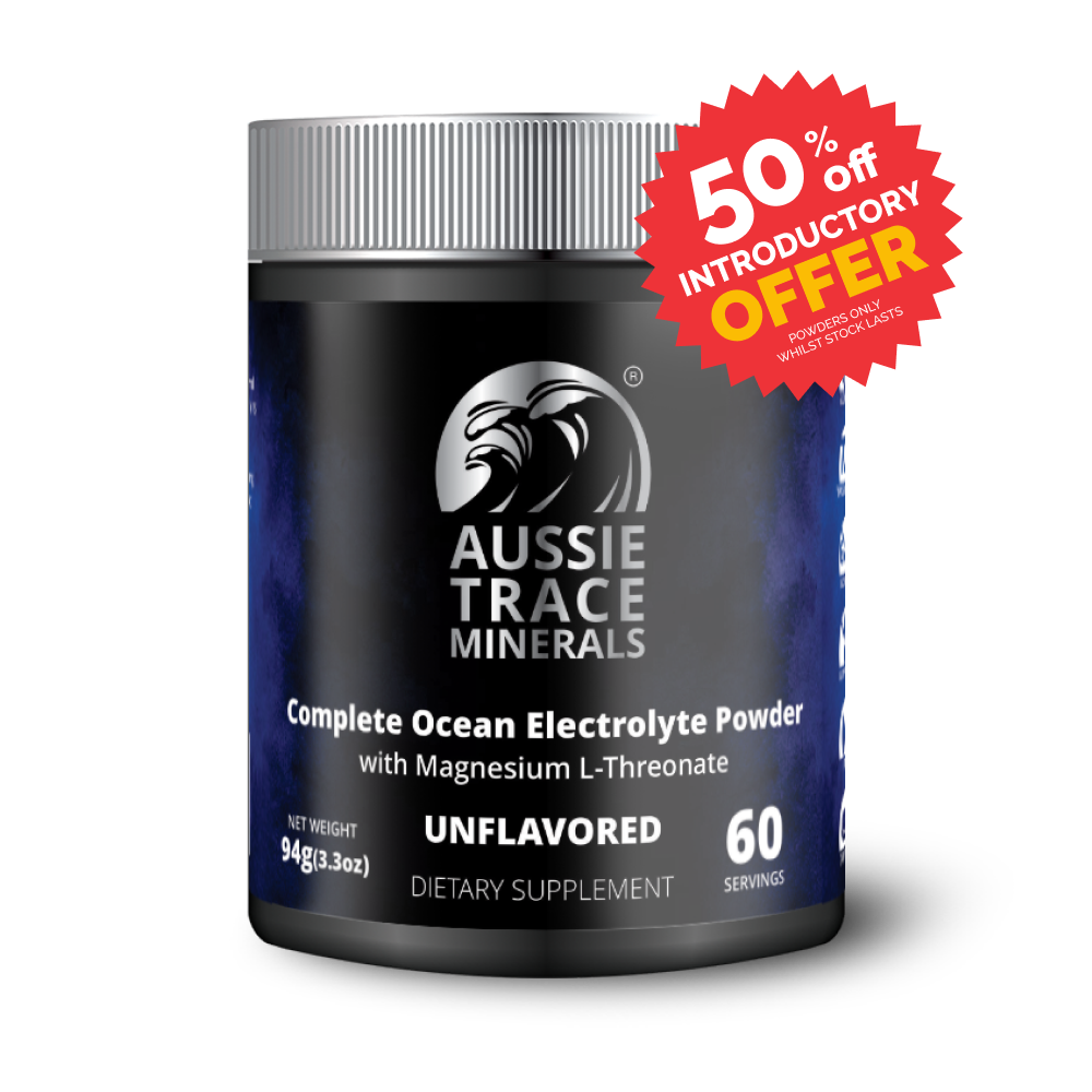 AU - Complete Ocean Electrolyte Powder with Magnesium L-Threonate - 60 servings
